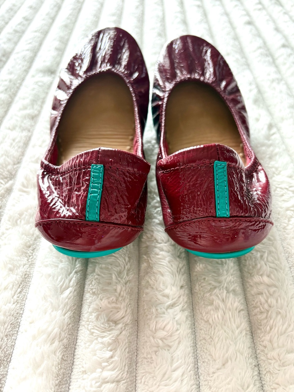 Tieks Ruby Red Patent Ballet Flat - Picture 5 of 7